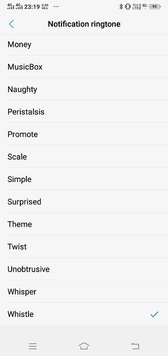 Gérer les notifications Paramètres de notifications Android Sonnerie