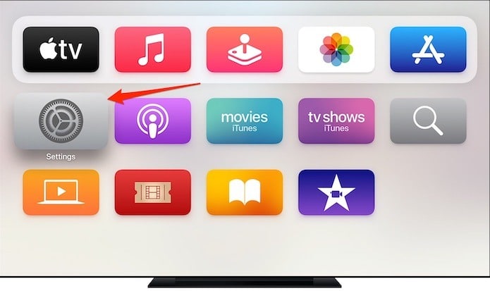 Ajout des paramètres de télévision du fournisseur Apple TV