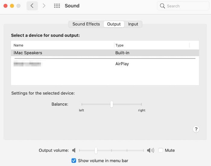 Correction de l'audio ne fonctionnant pas sur Mac