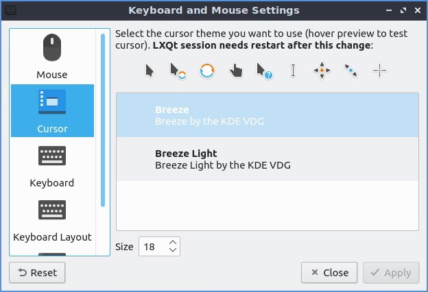 Lubuntu 20 10 Mte Review Configurer le curseur