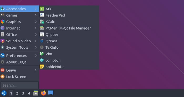 Accessoires logiciels d'examen Lubuntu 20 10 Mte