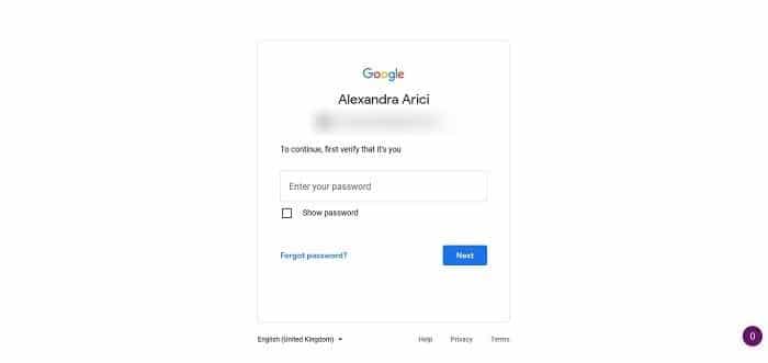 Installer des applications à distance Authentification Android Compte Google