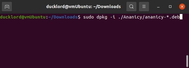 Accélérer Ubuntu Install Ananancy Package