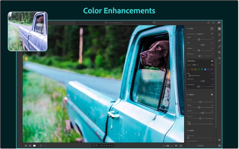 Meilleures alternatives Photoshop Mac Adobelightroom