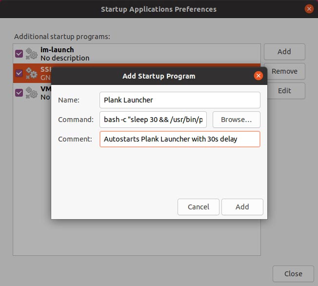 Comment démarrer automatiquement des applications de manière optimale avec un retard dans Ubuntu Commentaire ajouté