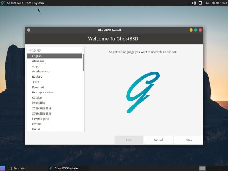 Ghostbsd Review Installer 1