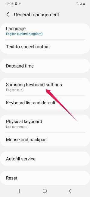 Comment désactiver la correction automatique des paramètres du clavier Android Samsung