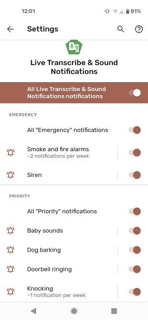 Comment définir une alarme d'urgence Android Désactiver les notifications de sélection