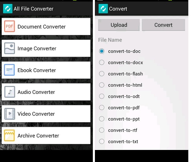 5 applications de conversion de fichiers pour Android