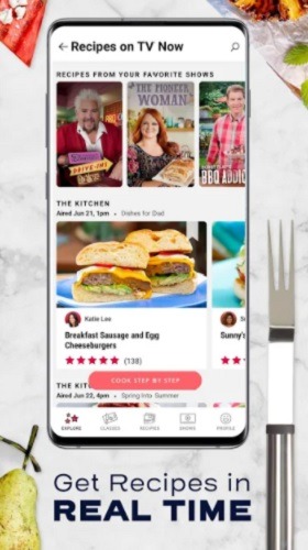 Meilleures applications Android pour apprendre la cuisine Food Network