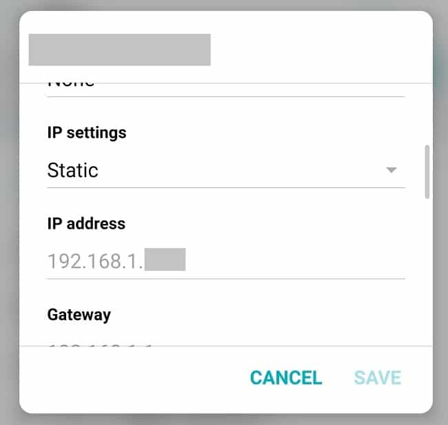 Comment réparer l'obtention d'une erreur d'adresse IP sur l'adresse IP Android