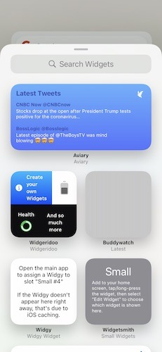 Apple Ios 14 Widgets Créer Widget Deux