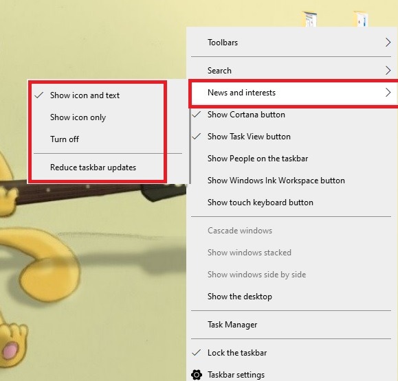 Comment configurer le widget Actualités et intérêts de la barre des tâches de Windows 10