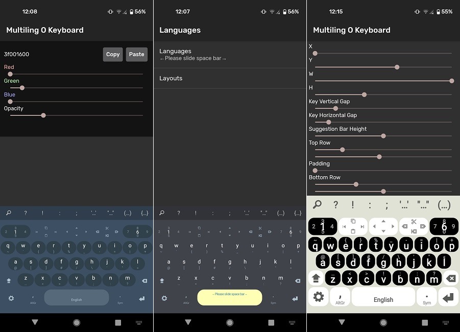 Meilleures alternatives Gboard Clavier Android Multilang O