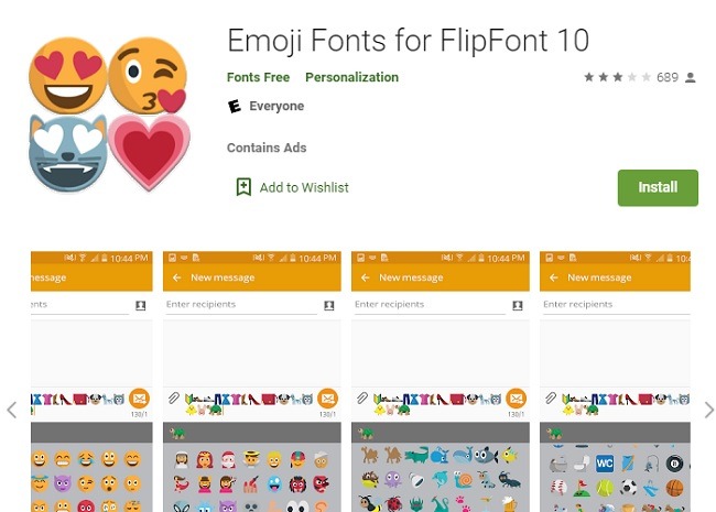 Comment afficher les emojis d'iPhone sur les polices Android Emoji