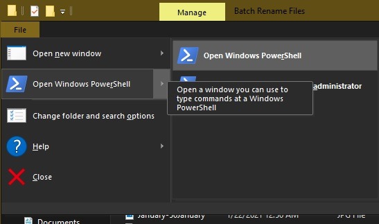 3 façons de renommer des fichiers par lots dans l'explorateur Windows Powershell