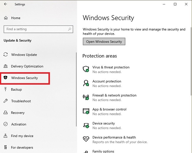 Si vous désactivez le processus exécutable du service Antimalware Sécurité Windows