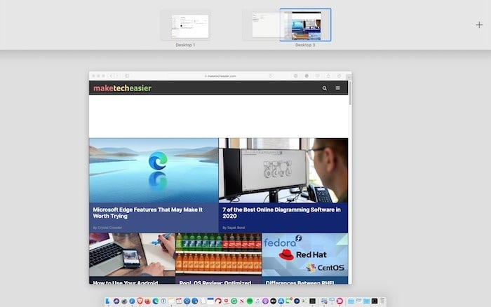 Gérer plusieurs espaces Windows Macos en faisant glisser Gérer plusieurs espaces Windows Macos en faisant glisser
