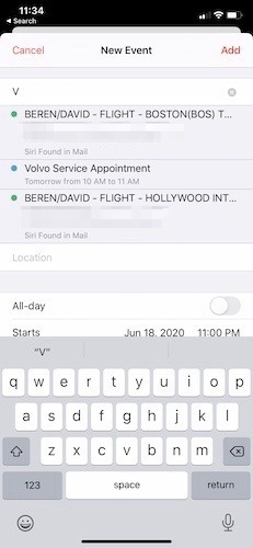Comment utiliser le calendrier de suggestions Siri