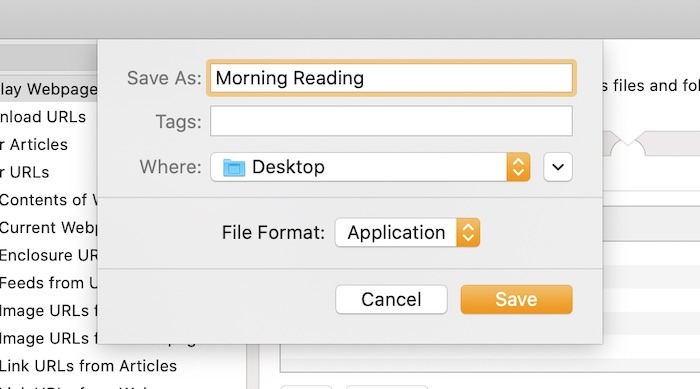 Comment utiliser la lecture matinale de Mac Automator