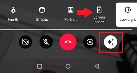 Comment activer l'option d'activation du partage d'écran Google Duo