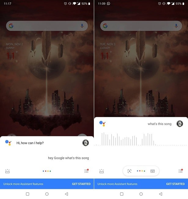 Meilleures applications identifiant l'écoute de la musique avec l'assistant Google