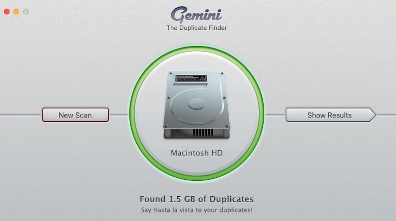 Nettoyer les résultats Gemini du disque dur Mac