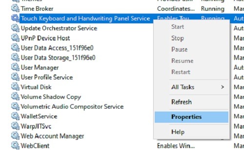 Comment réparer les erreurs du chargeur Ctf dans les propriétés de Windows 10