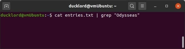Bash Special Chars Pipe Into Grep