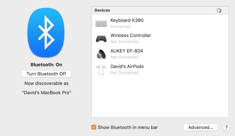 Connecter les Airpods au Mac Bluetooth Connecter les Airpods au Mac Bluetooth
