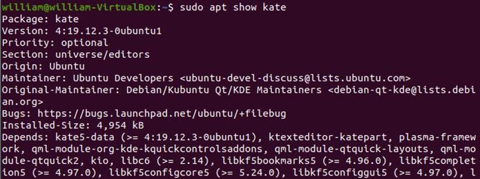 Informations sur le spectacle Ubuntu Apt Guru