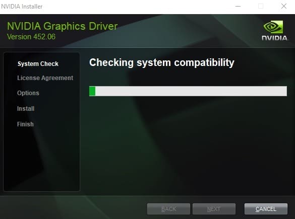 Compatibilité du système Nvidia de l'enregistreur d'écran Windows10
