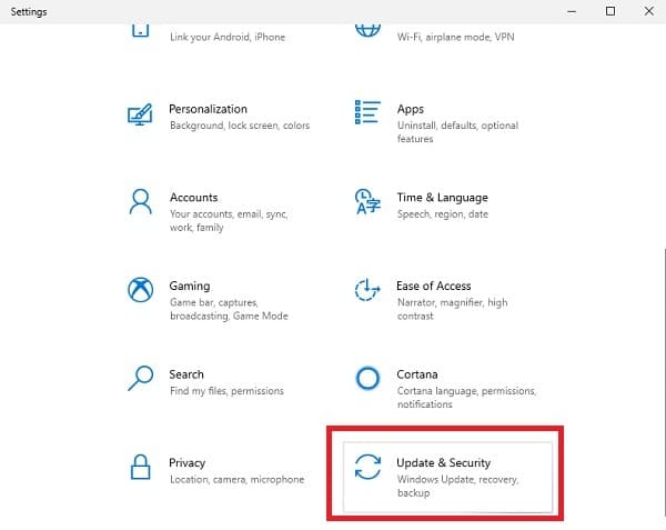Passer de Windows 10 S à Windows 10 Home Update