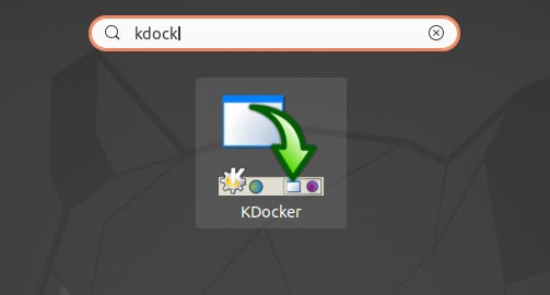 Linux Spotify va placer Kdocker dans la liste des applications