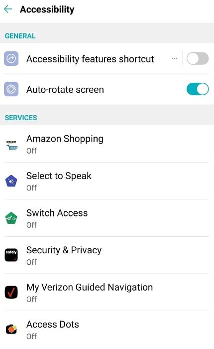 Augmentez la confidentialité d'Android avec l'accessibilité des points Android