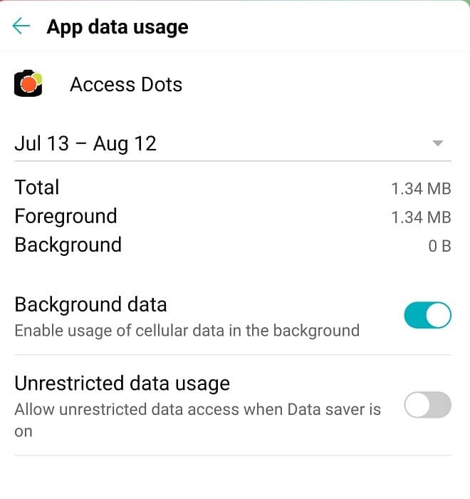 Augmentez la confidentialité d'Android avec l'utilisation des données Android Dots