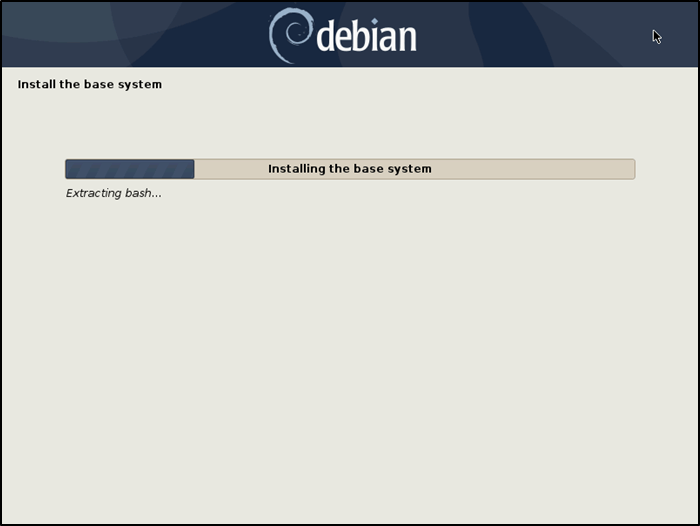 Système de base d'installation Debian