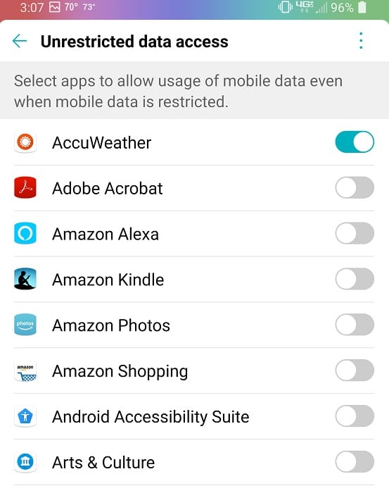 Comment utiliser l'économiseur de données sur les applications Android illimitées