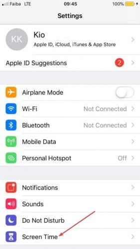 Verrouiller les applications Paramètres de l'iPhone Temps d'écran