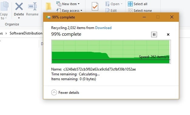 Fichiers de redistribution du logiciel Windows Slowboot supprimés