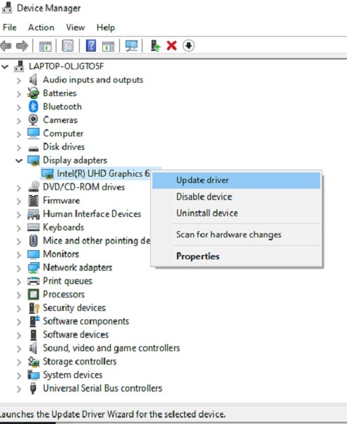 Résoudre les problèmes de résolution d'écran dans le gestionnaire de périphériques Windows 10