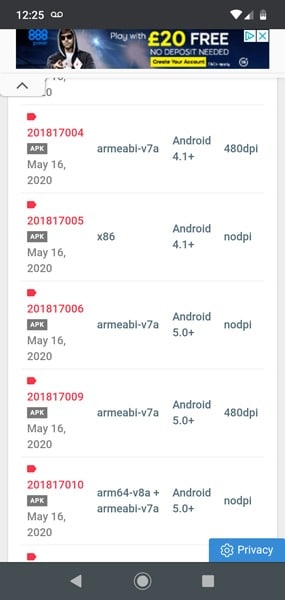 Télécharger Installer la liste des services Google Play