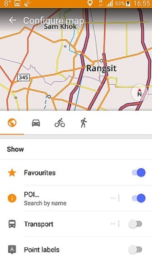 Meilleures applications GPS pour Android qui fonctionnent hors ligne Osmand