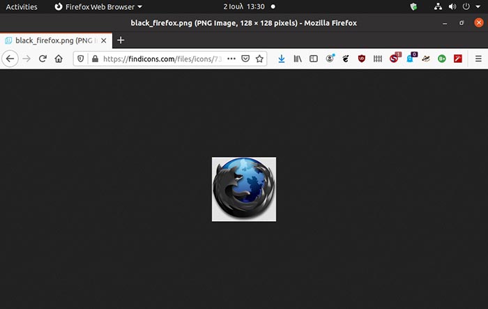 Changer les icônes du terminal Firefox Nouvelle icône