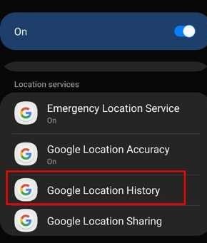 Réparer l'historique de localisation Google des lieux de confiance Android