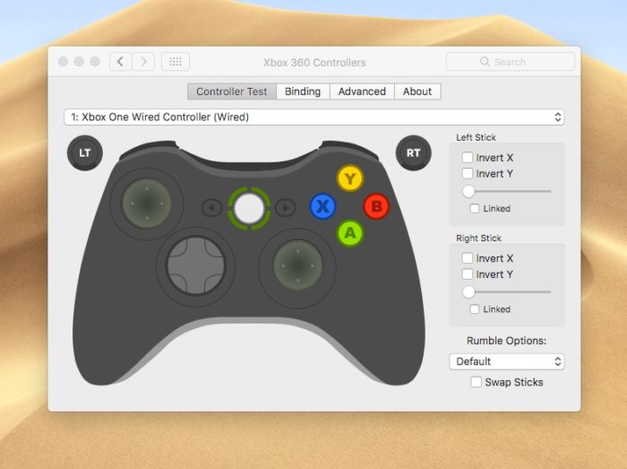 connecter-xbox-one-controller-to-mac-controller-settings-2
