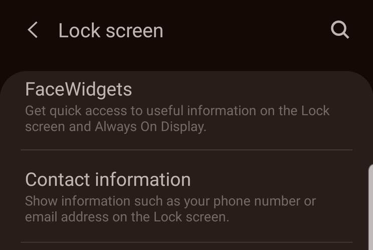 Personnaliser les informations de contact Android de l'écran de verrouillage