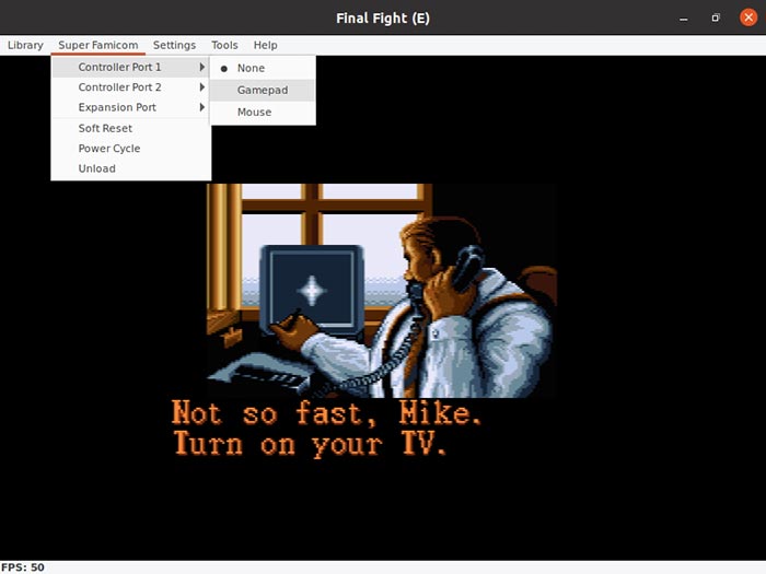 Tous les jeux Snes dans Ubuntu avec la manette de jeu Higan Assign