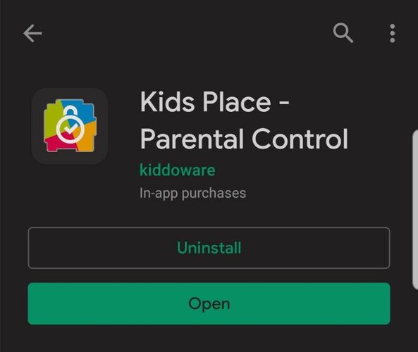 Téléphone Android à l'épreuve des enfants Kids Place Store