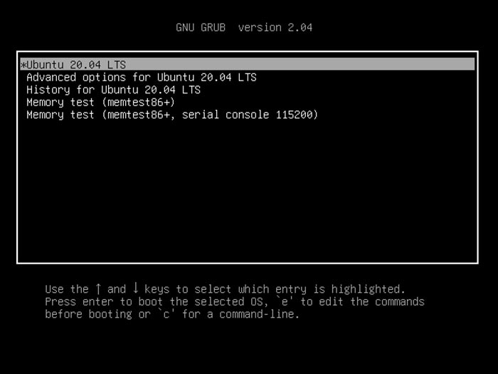 Easy Ubuntu 20 04 Instantanés Zfs Grub